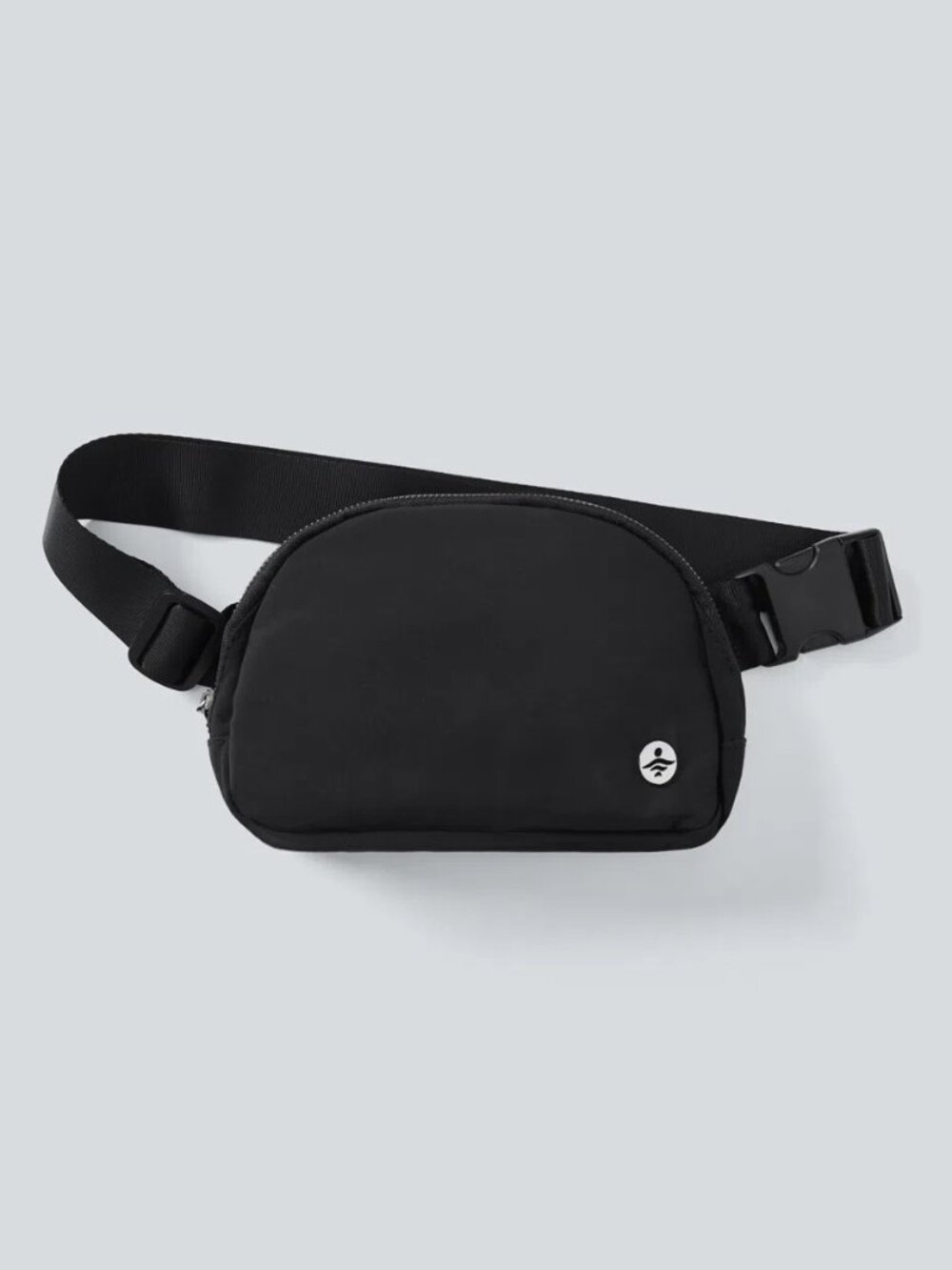 Halara NWT Black Logo Casual Waist Bag One Size